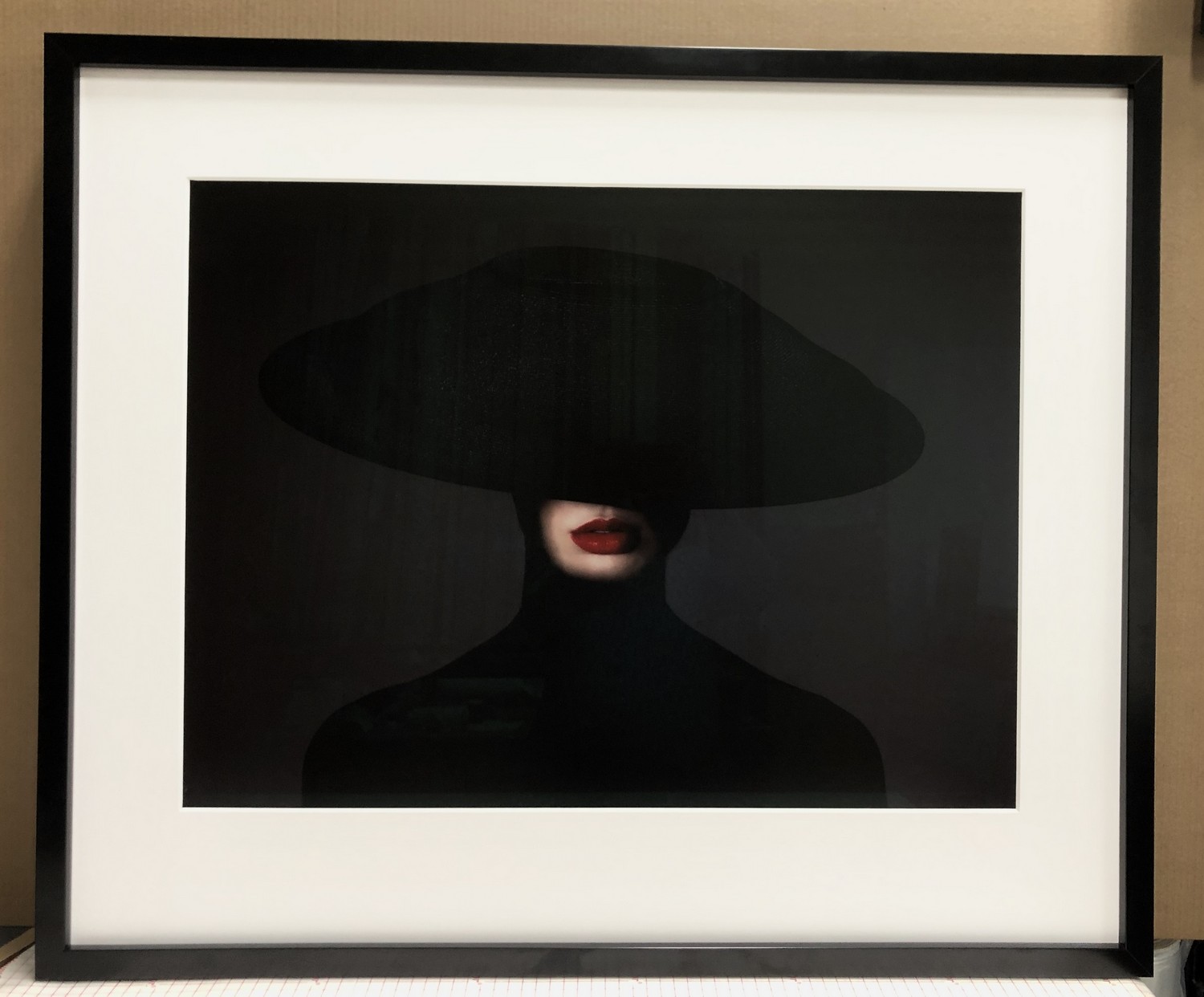Photo by: Tyler Shields in black frame with white mat from Park City Frame